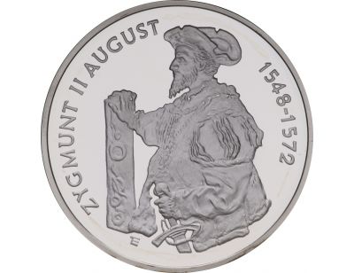 10 zł – Zygmunt II August (1548 – 1572) półpostać