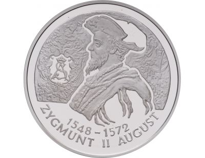 10 zł – Zygmunt II August (1548 – 1572) popiersie