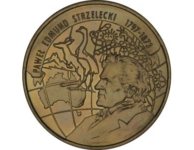 2 zł – 200-lecie urodzin Pawła Edmunda Strzeleckiego (1797 - 1873)