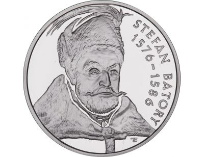 10 zł – Stefan Batory (1576 – 1586) popiersie