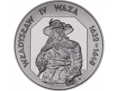 10 zł – Władysław IV Waza (1632 – 1648) półpostać