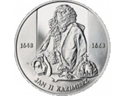 10 zł – Jan II Kazimierz (1648 – 1668) półpostać