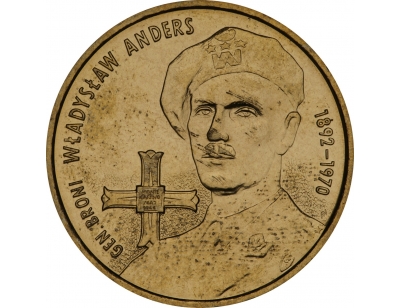 2 zł – Generał broni Władysław Anders (1892-1970)