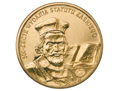 2 zł – 500-lecie wydania Statutu Łaskiego