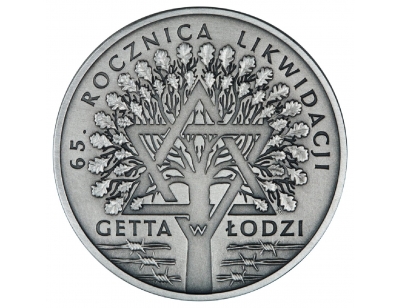 20 zł – 65. rocznica likwidacji getta w Łodzi