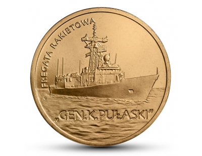 2 zł – Fregata rakietowa „Gen. K. Pułaski”