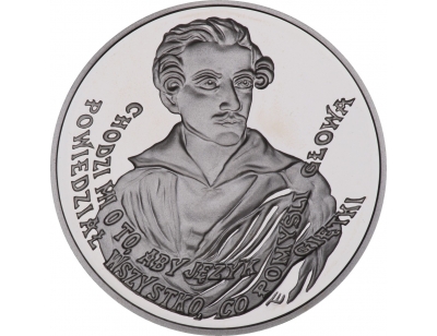 10 zł – 150. rocznica śmierci Juliusza Słowackiego (1809 - 1849)