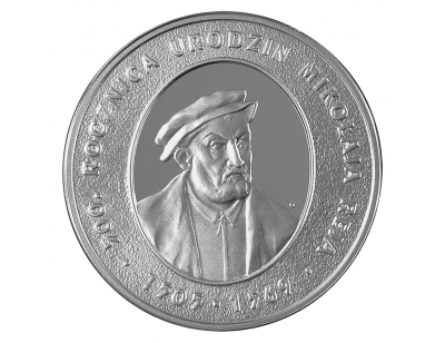 10 zł – Mikołaj Rej (1505-1569) – 500. rocznica urodzin