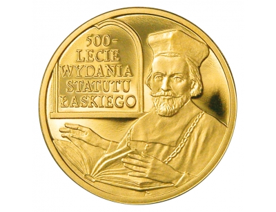 100 zł – 500-lecie wydania Statutu Łaskiego