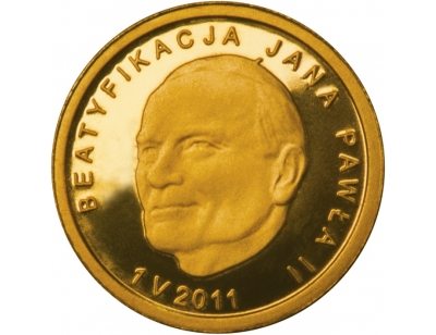 25 zł – Beatyfikacja Jana Pawła II – 1 V 2011 r.