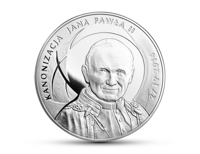 500 zł – Kanonizacja Jana Pawła II – 27 IV 2014