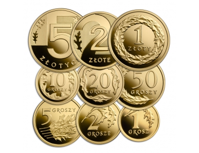 100 lat złotego - zestaw złotych monet