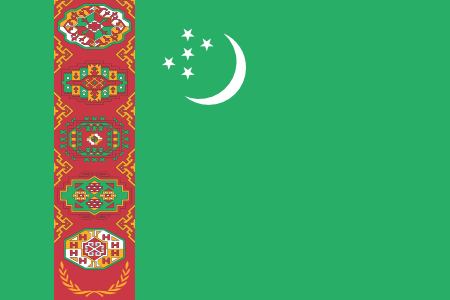 Flaga-Turkmenistanu