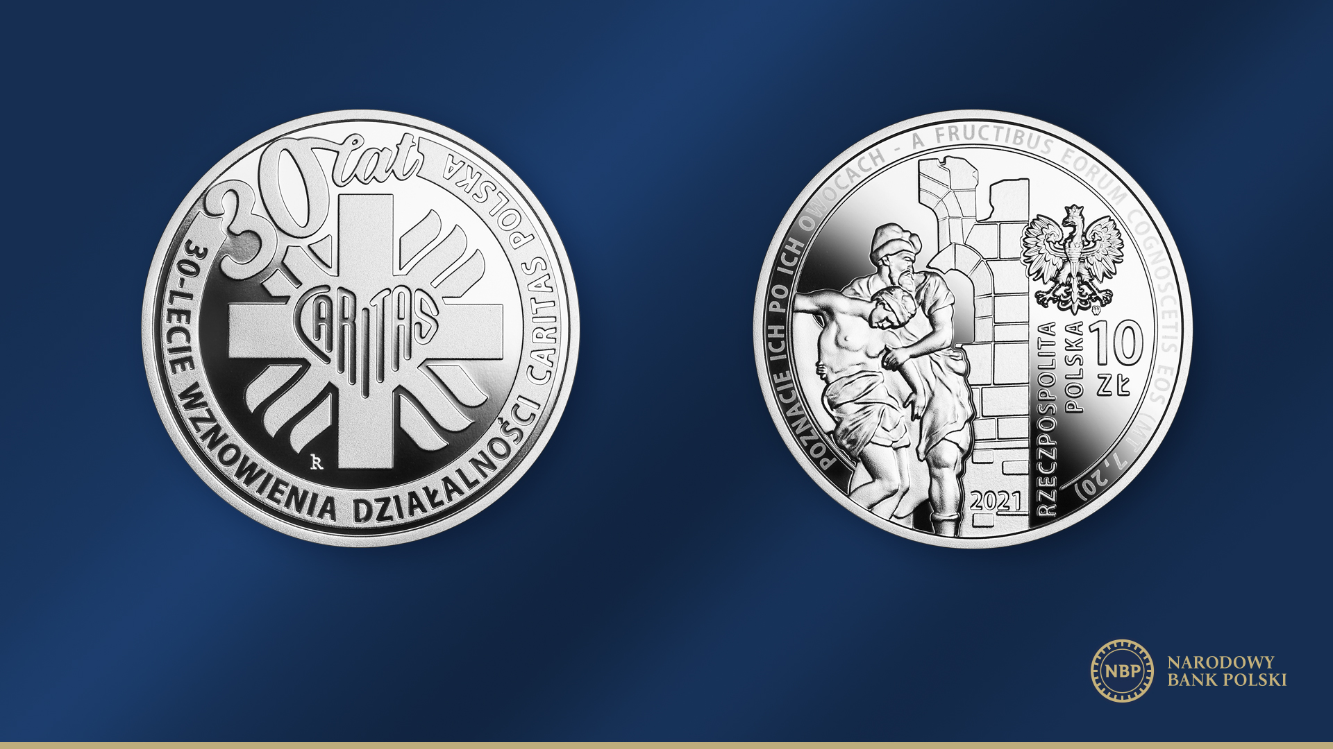 Moneta-30-lecie-wznowienia-dzialalnosci-Cartitas-Polska