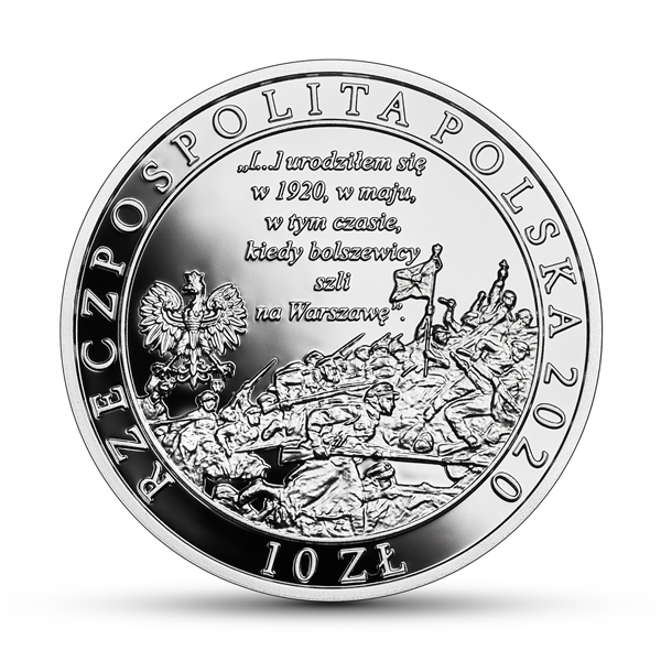 10zl-100-rocznica-urodzin-swietego-jana-pawla-II-uv-awers-monety