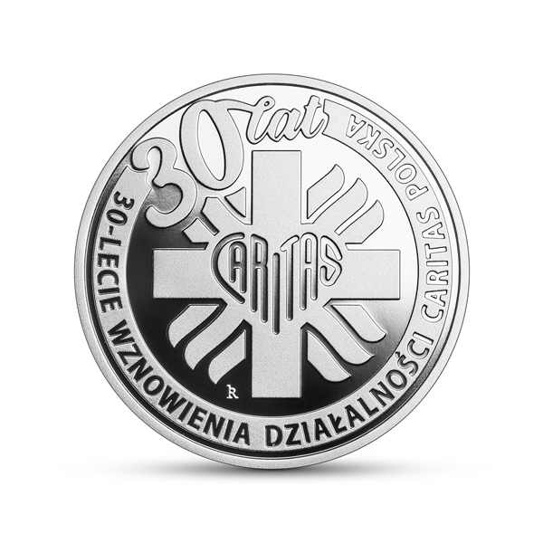10zl-30-lecie-wznowienia-dzialalnosci-caritas-polska-rewers-monety