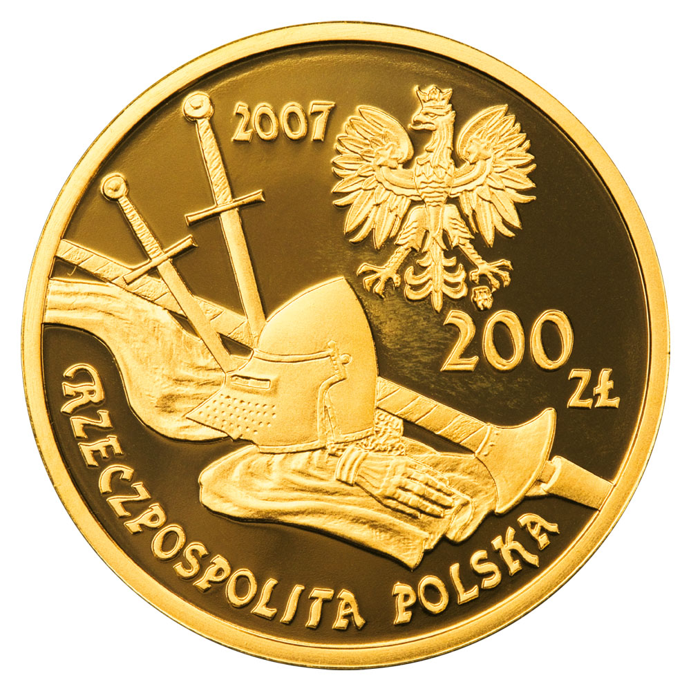 200zł-rycerz-ciezkozbrojny-awers-monety