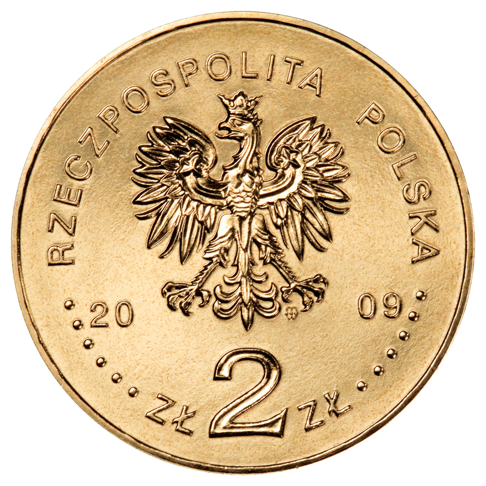 2zl-jedrzejow-klasztor-cystersow-awers-monety
