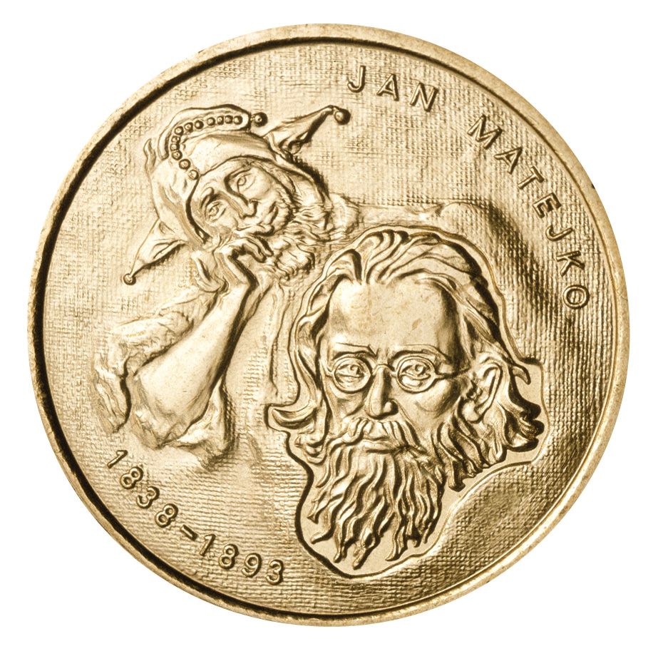 2zl-jan-matejko-1838-1893-rewers-monety