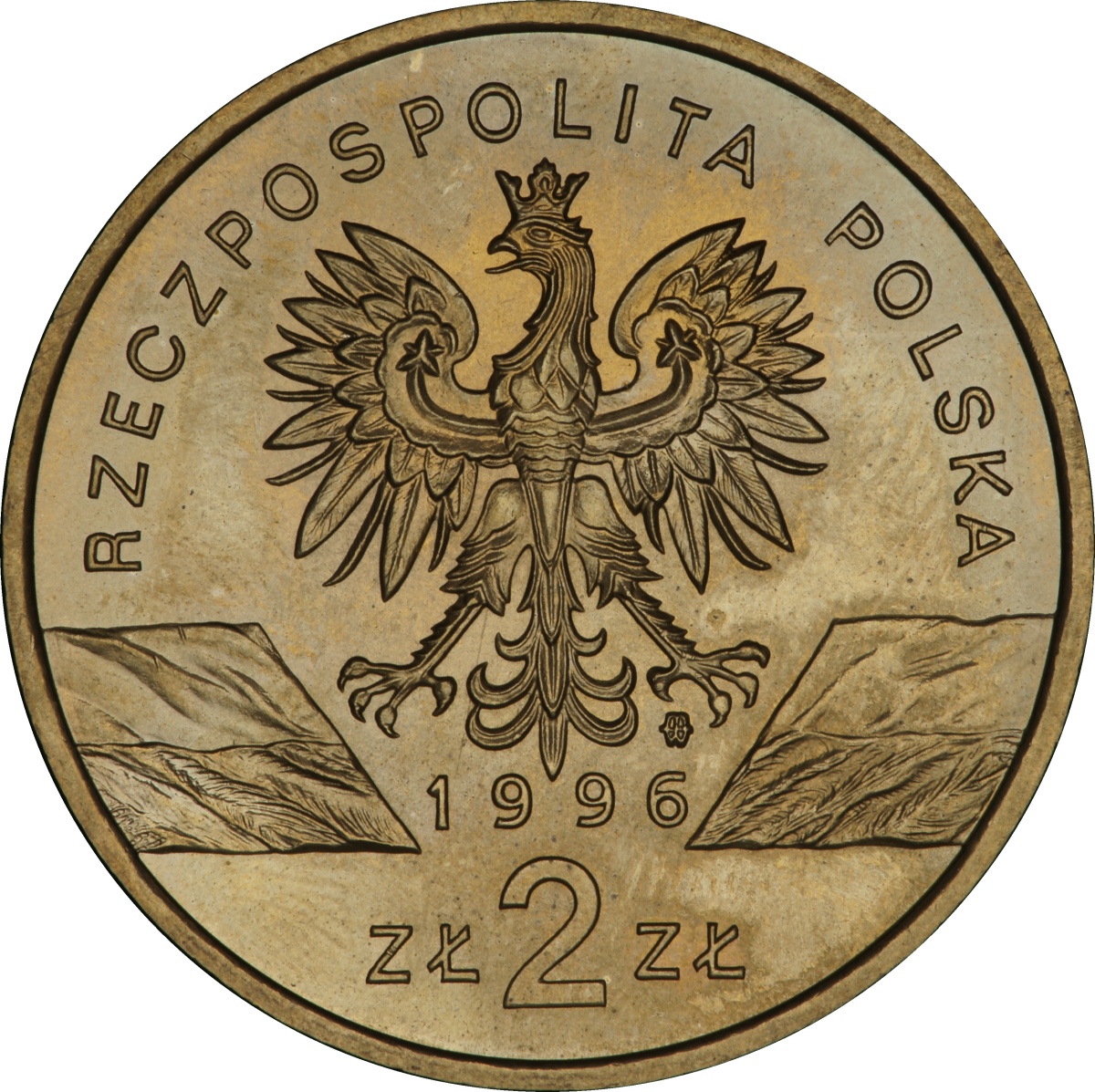 2zl-jez-lac-erinaceus-europaeus-awers-monety